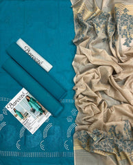 Bareeze Embroidered 3-Piece Un-Stiched Suit