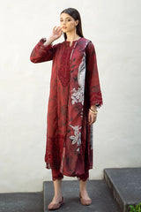 Baroque Lawn 3-Piece Unstiched With Embroidered Patches