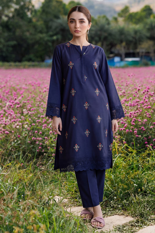 Lawn Embroidered Unstiched 2-Piece - D10