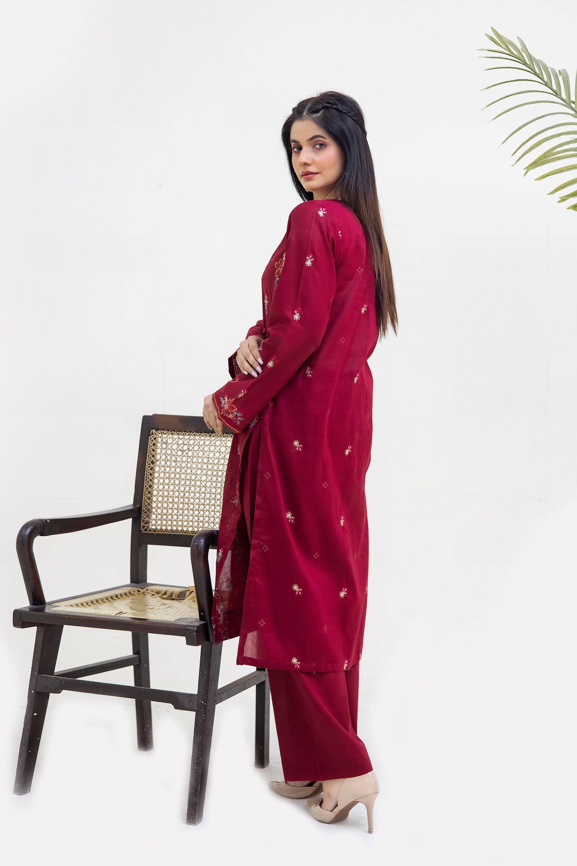 GULRAKH - 2PC LAWN EMBROIDERED SUIT BY VELORA