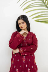 GULRAKH - 2PC LAWN EMBROIDERED SUIT BY VELORA