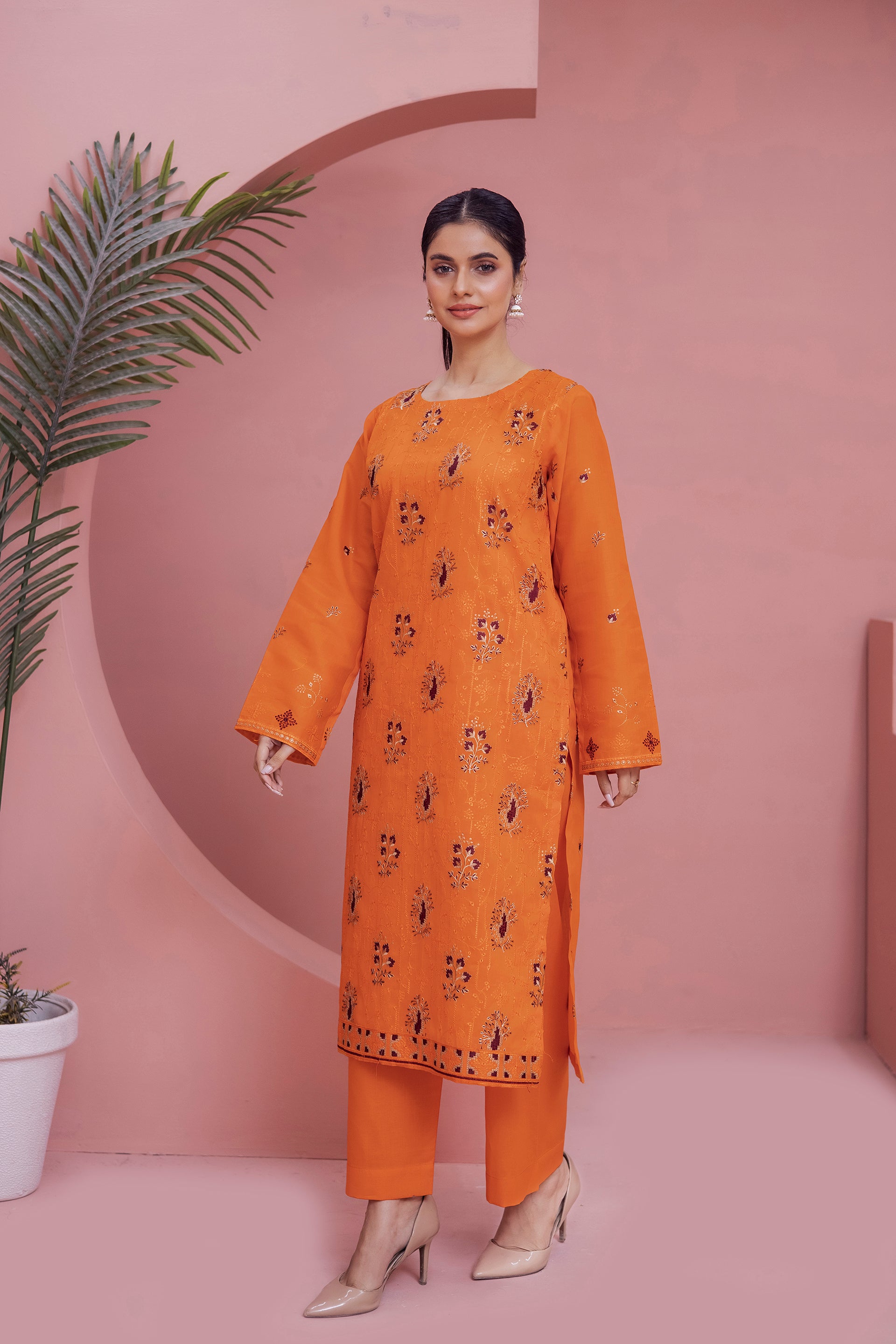 OPAL - 2PC LAWN EMBROIDERED SUIT BY BLOSSOM