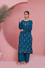 FEROZA - 2PC LAWN EMBROIDERED SUIT BY BLOSSOM