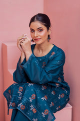 FEROZA - 2PC LAWN EMBROIDERED SUIT BY BLOSSOM