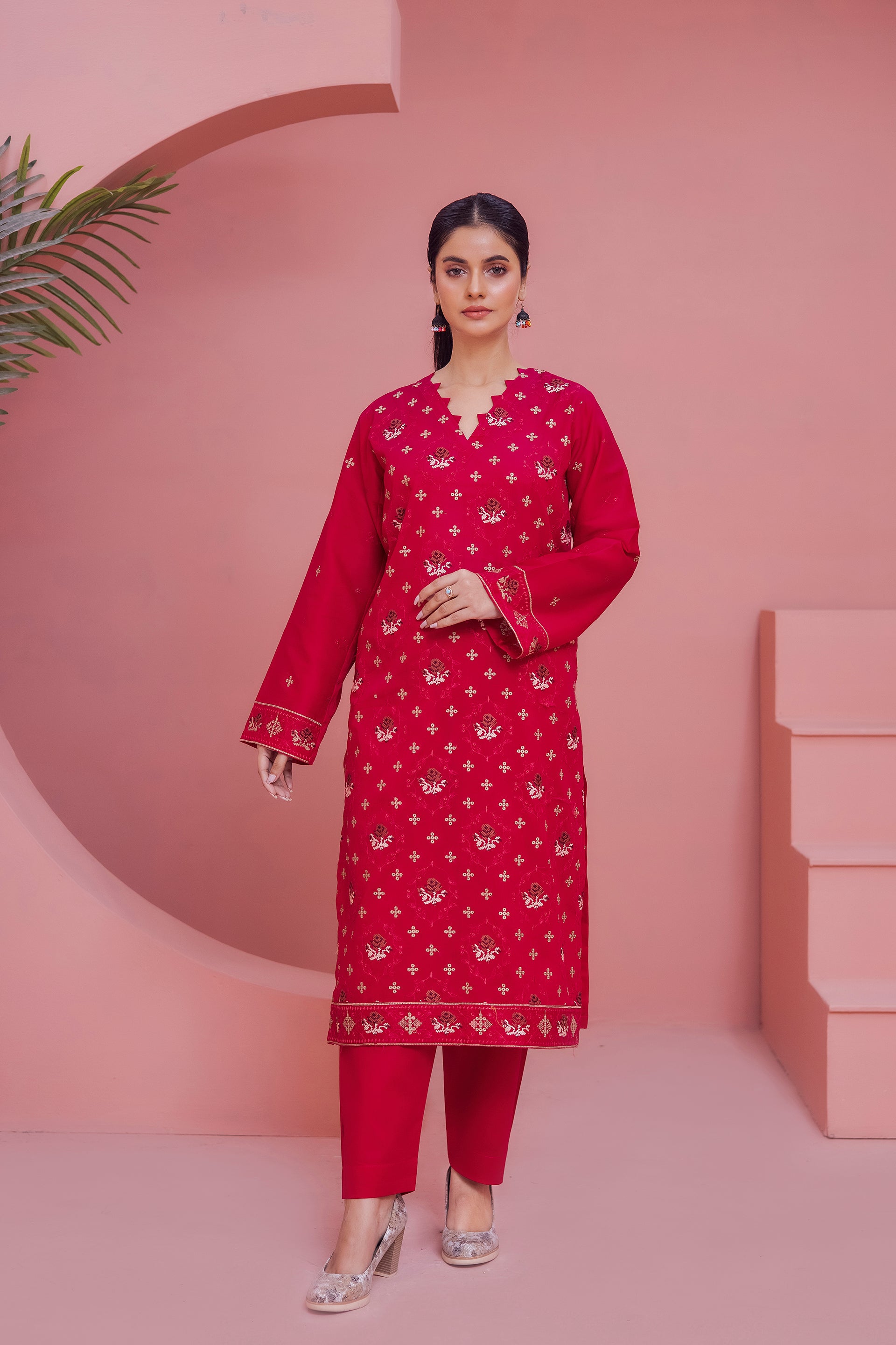 YAKUT - 2PC LAWN EMBROIDERED SUIT BY BLOSSOM