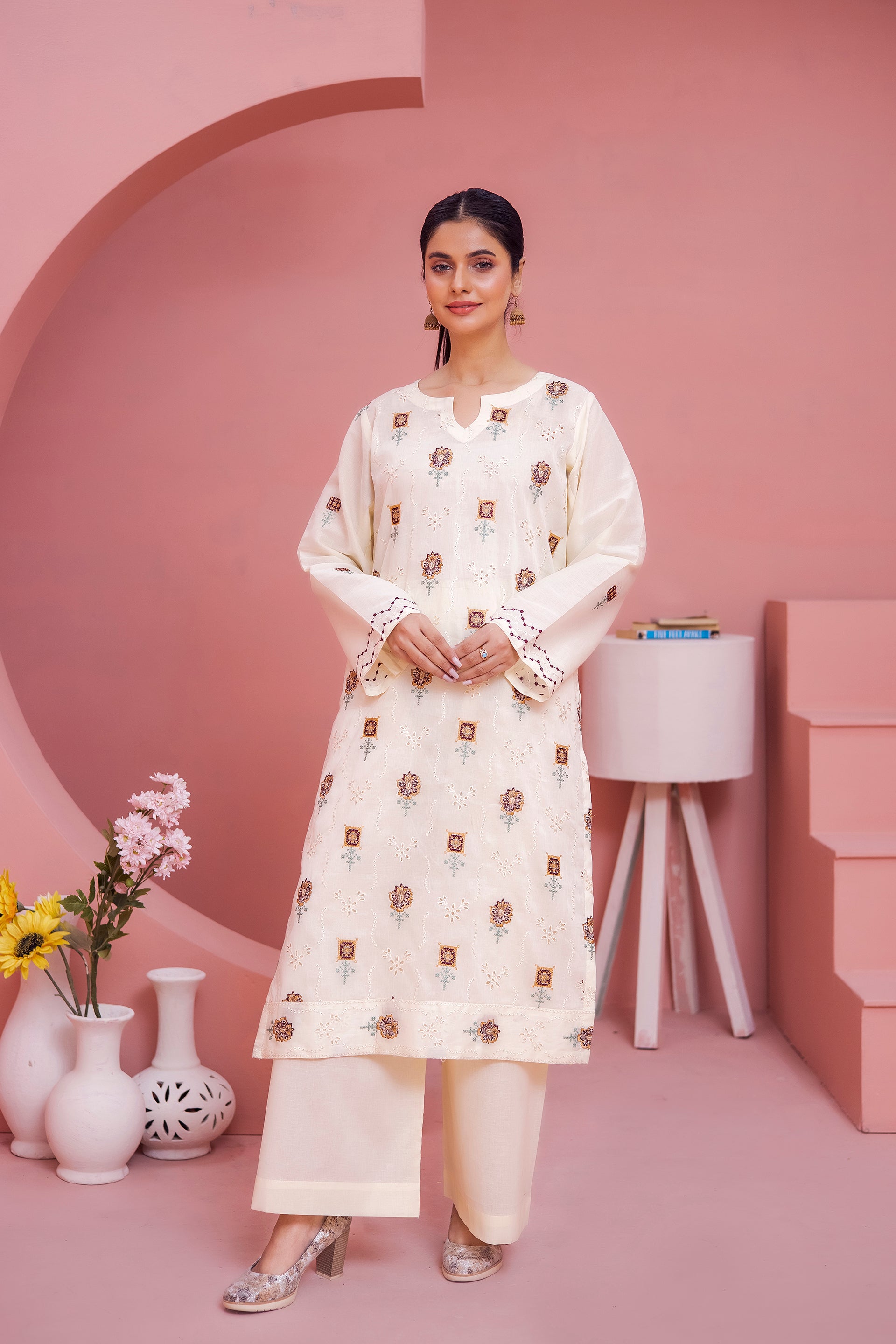PEARL - 2PC LAWN EMBROIDERED SUIT BY BLOSSOM