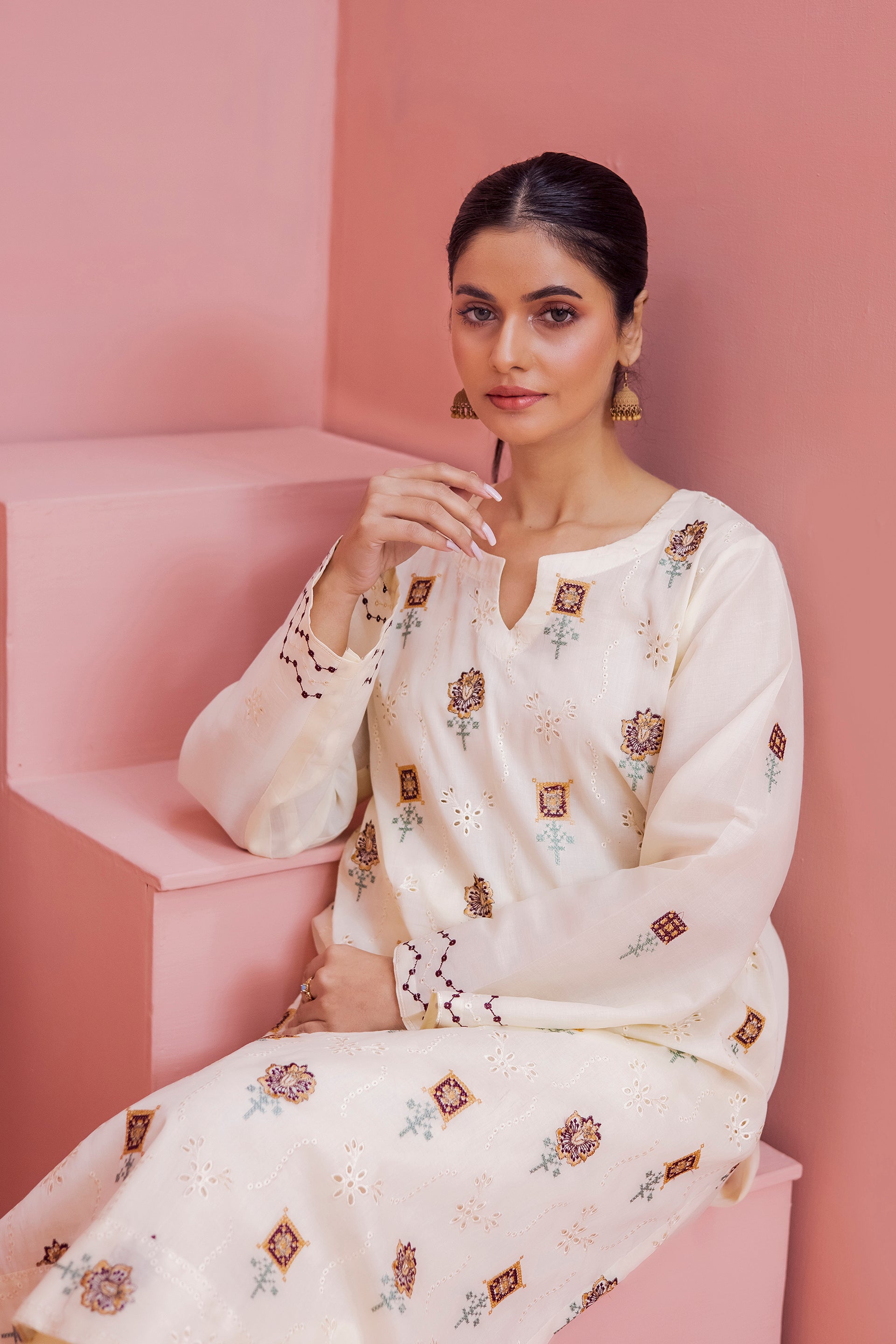 PEARL - 2PC LAWN EMBROIDERED SUIT BY BLOSSOM