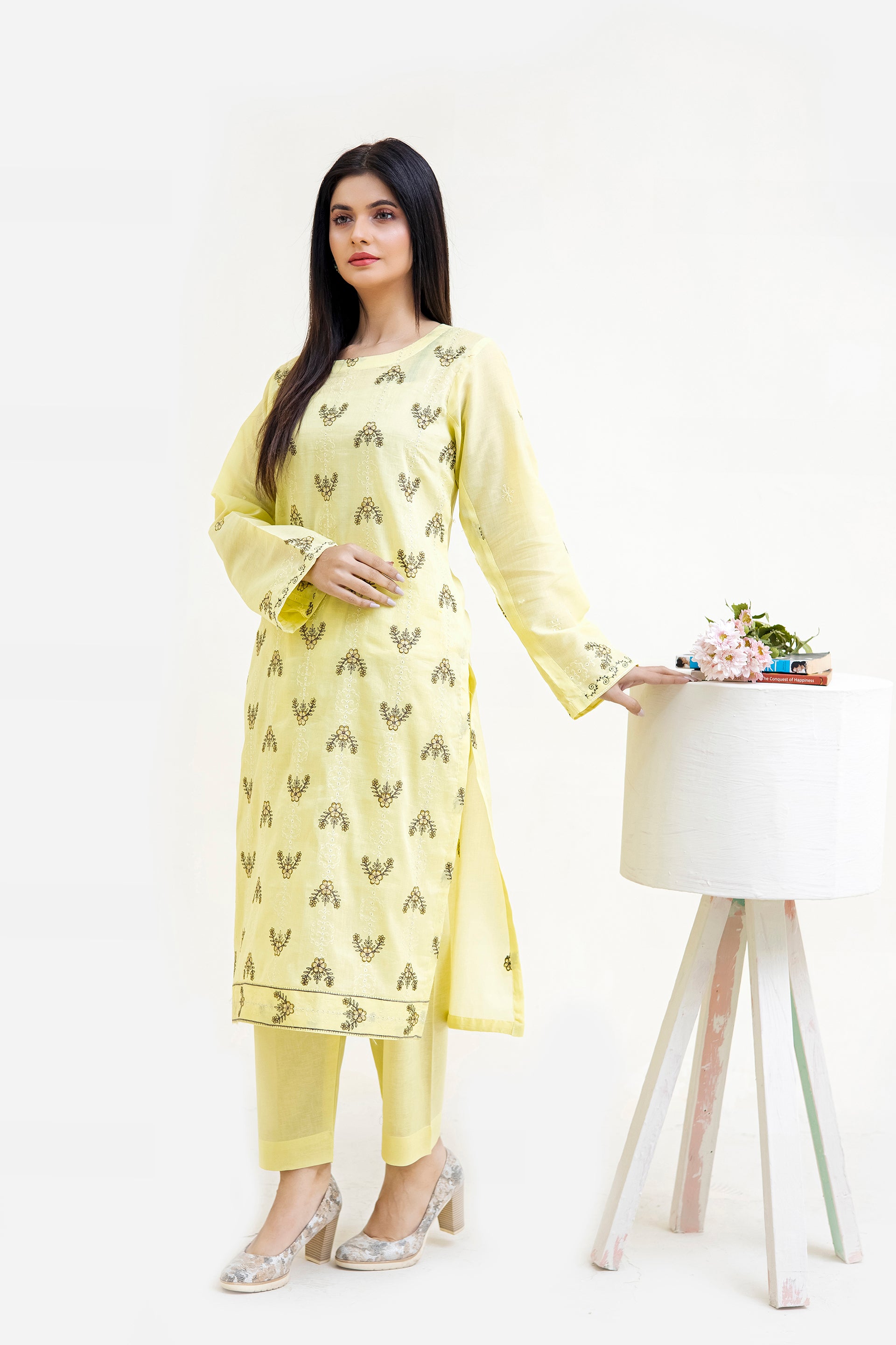 MAYA - 2PC LAWN EMBROIDERED SUIT BY VELORA