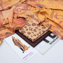 Nishat Digital Printed Dhanak 3-Piece Un-Stiched