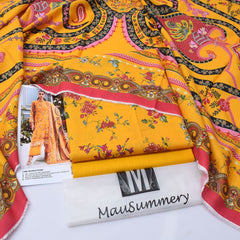 Mausummery Digital Printed Khaddar 3-Piece Un-Stiched
