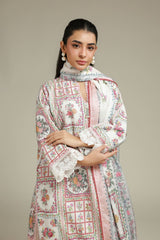 Khaadi Printed Lawn 3-Piece Un-Stiched
