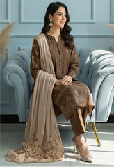 Bareeze Embroidered 3-Piece Un-Stiched Suit