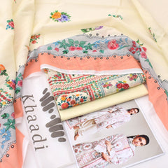 Khaadi Printed Lawn 3-Piece Un-Stiched