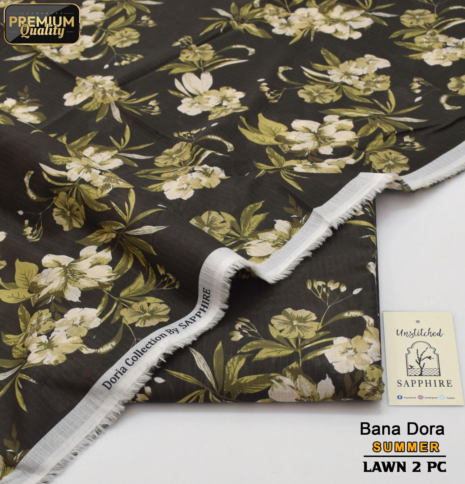 Sapphire Bana Dora Lawn 2-Piece Unstiched
