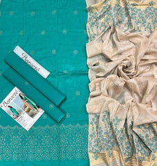 Bareeze Embroidered 3-Piece Un-Stiched Suit