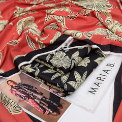 Maria B Digital Printed Karandi 3-Piece Un-Stiched
