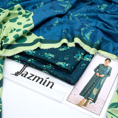 Jazmin Digital Printed Khaddar 3-Piece Un-Stiched
