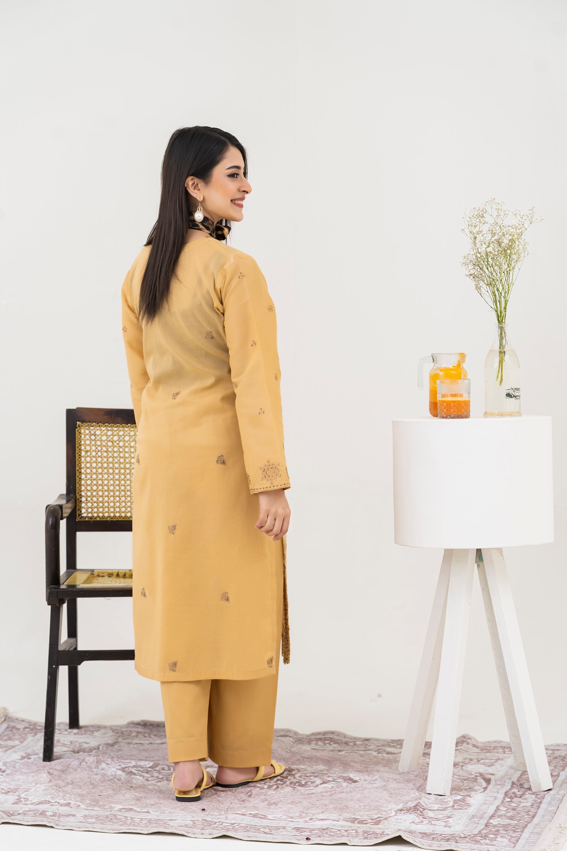 2PC LAWN EMBROIDERED SUIT BY CHICKENKARI - C-SKIN