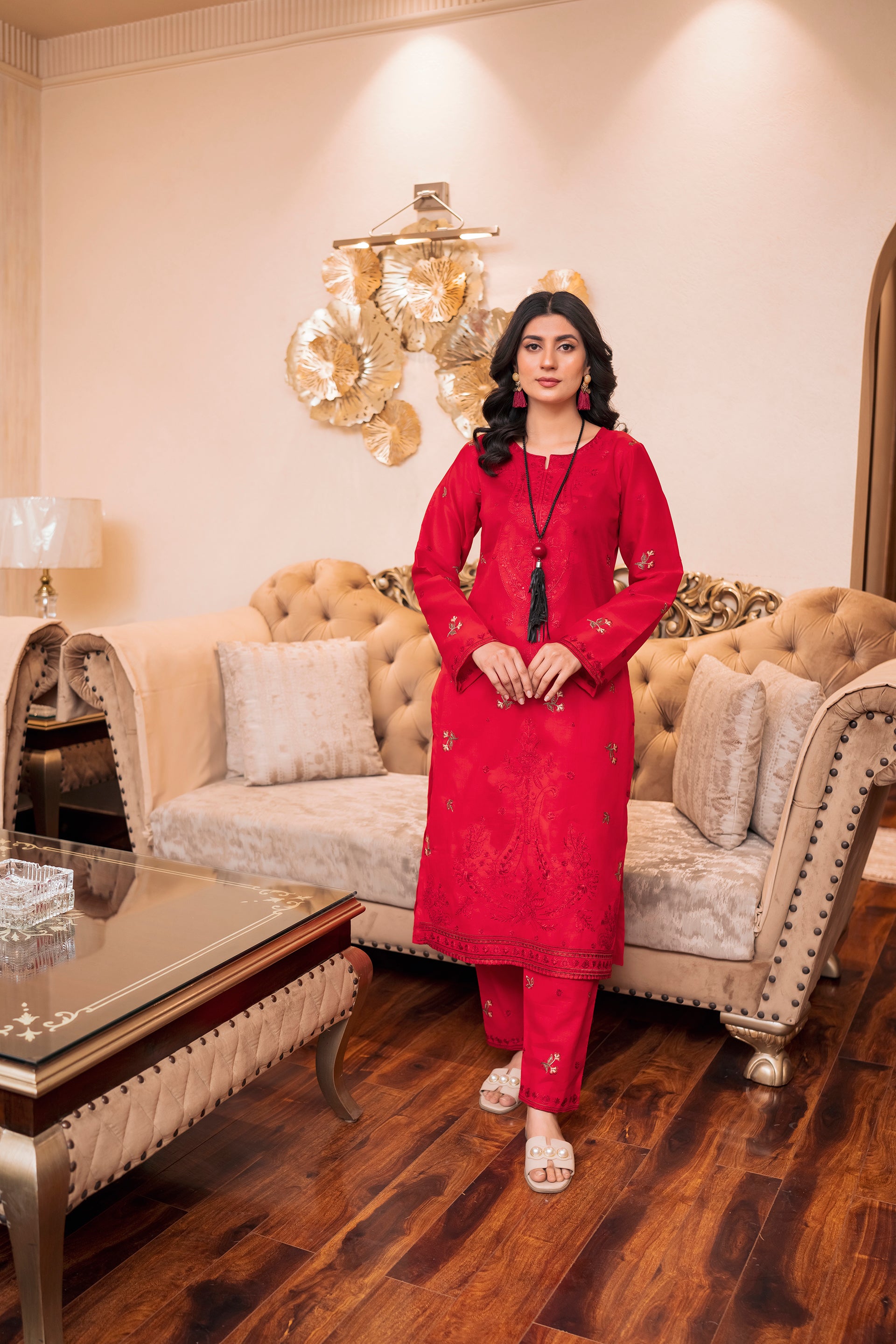 2PC LAWN EMBROIDERED SUIT BY NOURA - N-SHOCKING