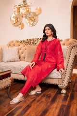 Lawn Embroidered 2-Piece Un-Stiched Suit By Noura