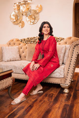 Lawn Embroidered 2-Piece Un-Stiched Suit By Noura