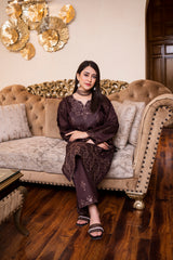 Lawn Embroidered 2-Piece Un-Stiched Suit By Noura