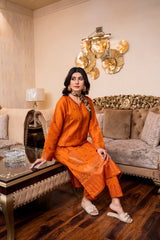 Lawn Embroidered 2-Piece Un-Stiched Suit By Noura