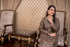 Lawn Embroidered 2-Piece Un-Stiched Suit By Noura