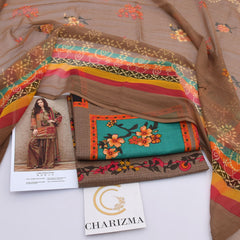 Charizma Digital Lawn 3-Piece Un-Stiched