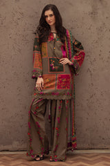 Charizma Digital Lawn 3-Piece Un-Stiched