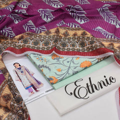 Ethnic Lawn 3-Piece Unstiched