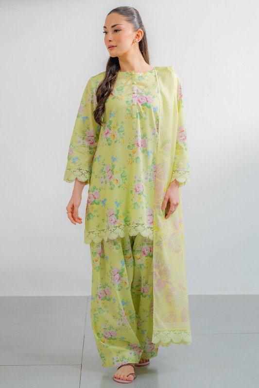 Ego Linen Viscose 3-Piece Un-stiched