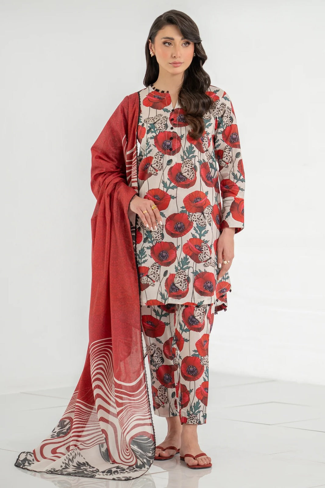 Ego Linen Viscose 3-Piece Un-stiched