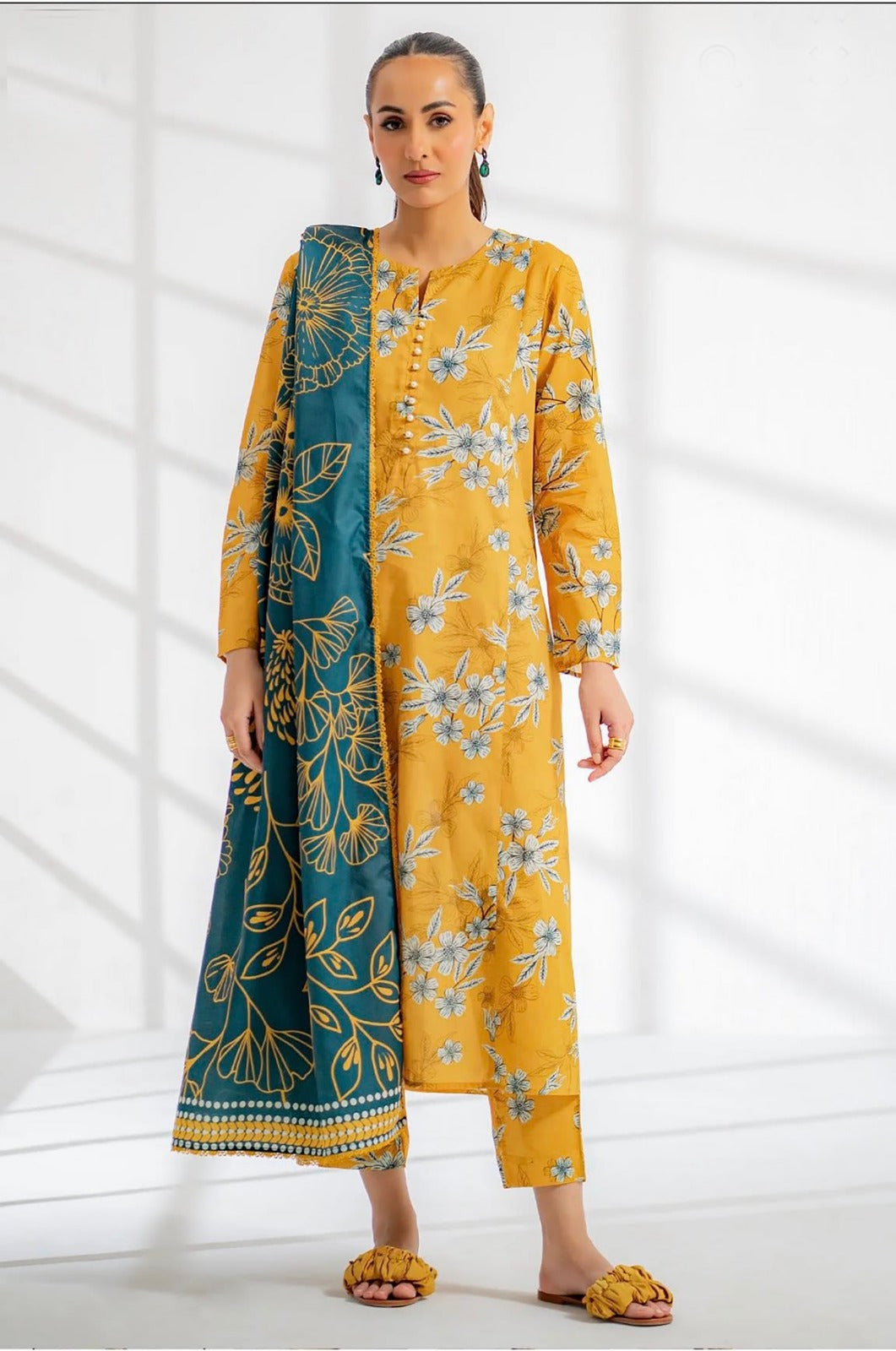 Ego Linen Viscose 3-Piece Un-stiched