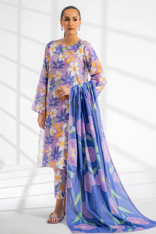 Ego Linen Viscose 3-Piece Un-stiched