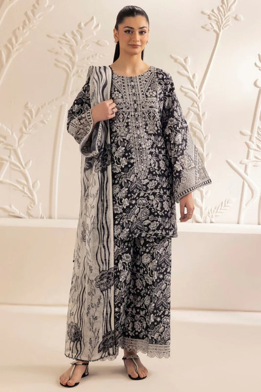 Mohagni Digital Khaddar 3-Piece Un-stiched