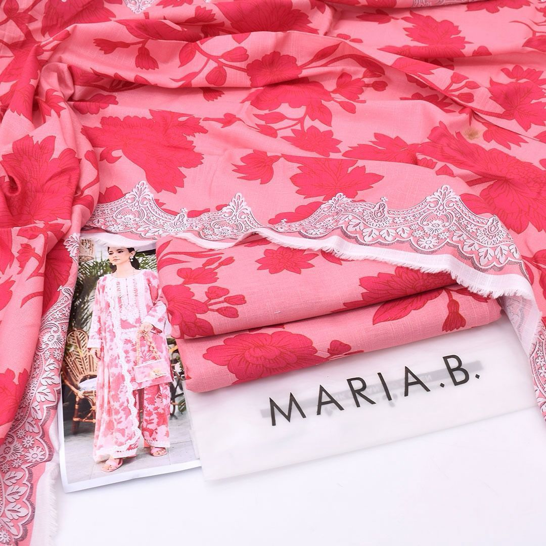 Maria.B Digital Printed Khaddar 3-Piece Un-Stiched