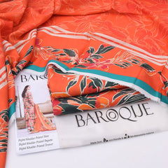 Baroque Digital Printed Khaddar 3-Piece Un-Stiched