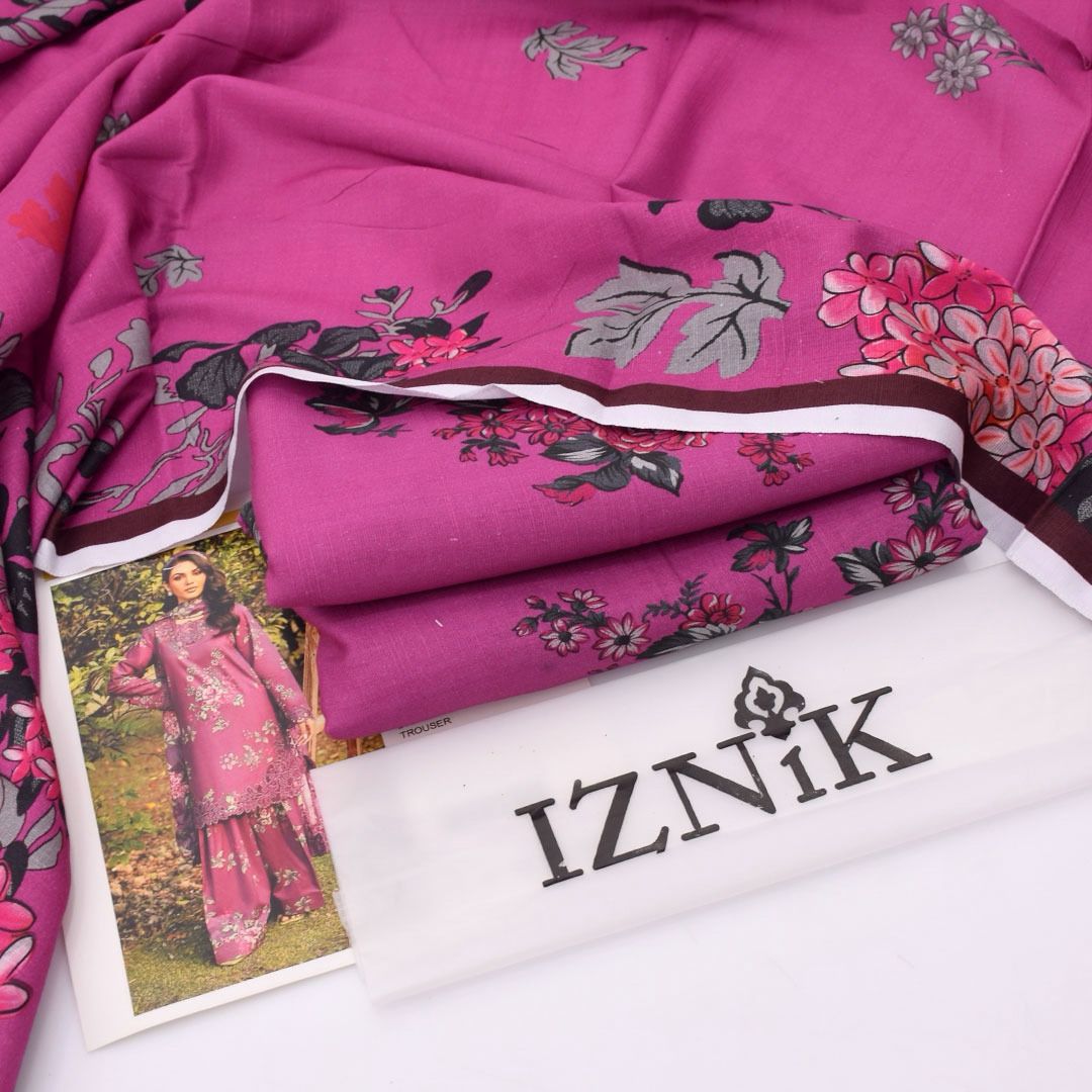 Iznik Digital Printed Khaddar 3-Piece Un-Stiched