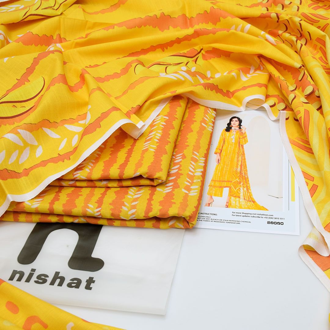 Nishat Digital Printed Khaddar 3-Piece Un-Stiched