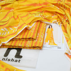 Nishat Digital Printed Khaddar 3-Piece Un-Stiched