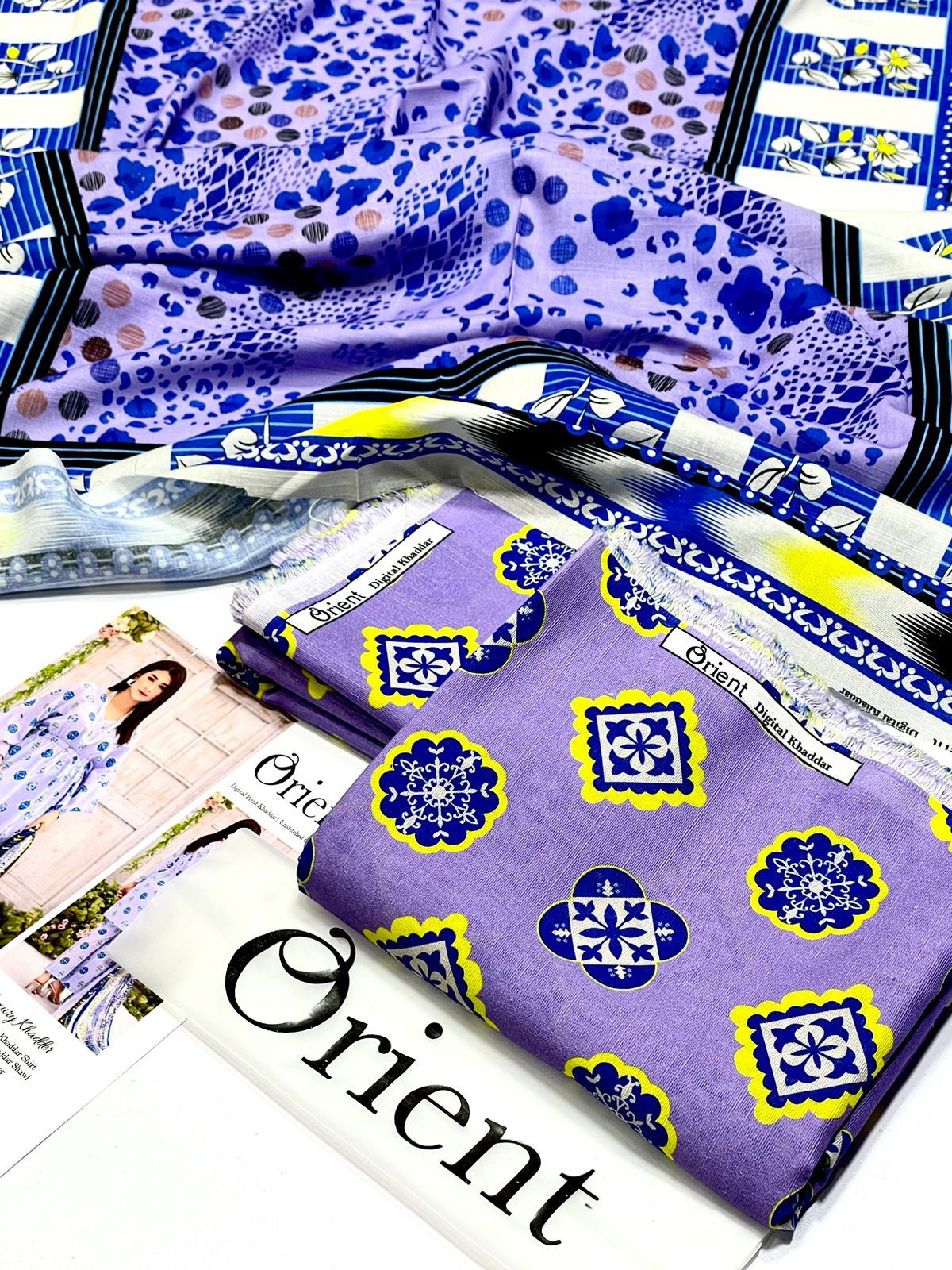 Orient Digital Printed Khaddar 3-Piece Un-Stiched