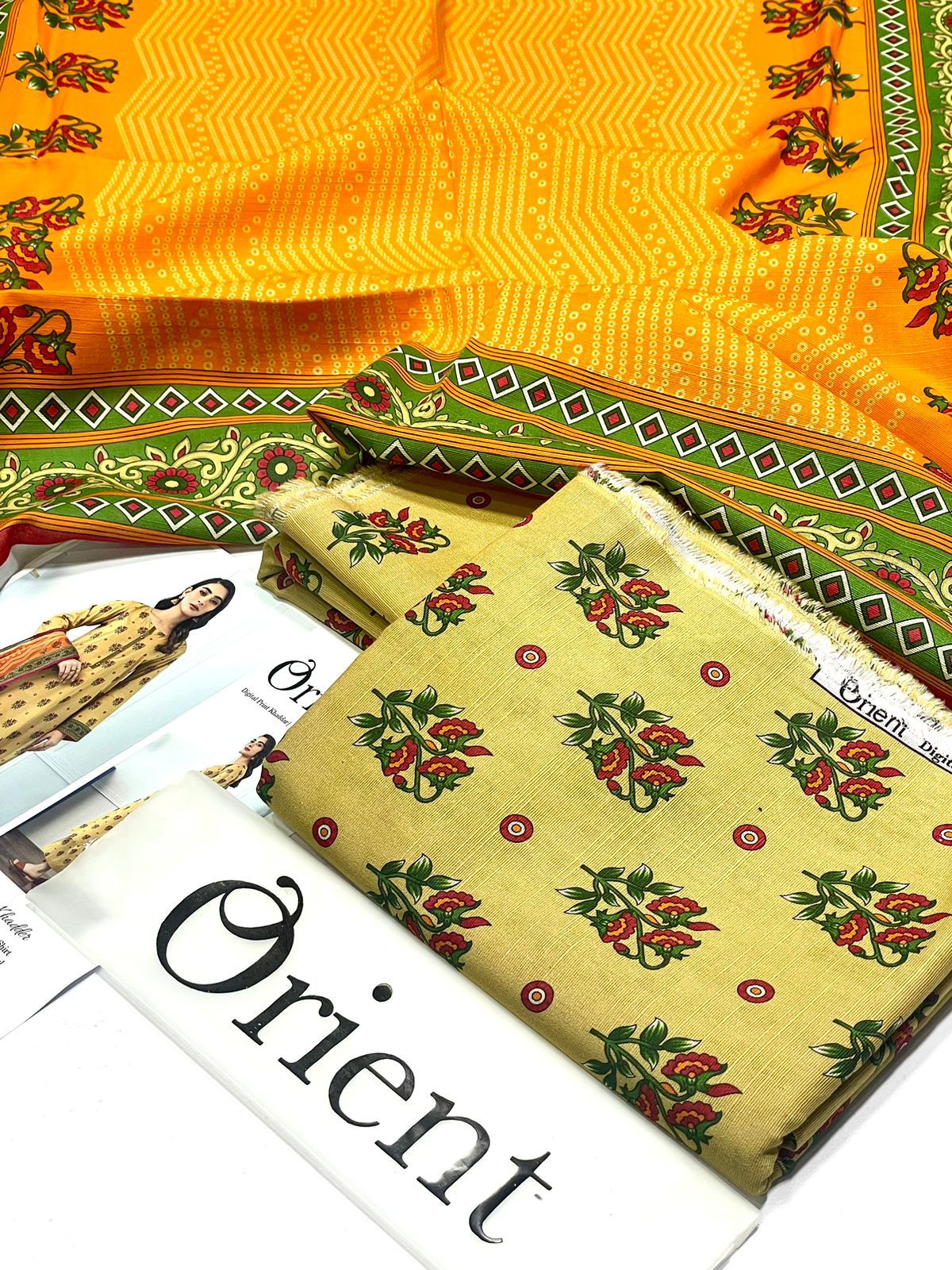 Orient Digital Printed Khaddar 3-Piece Un-Stiched