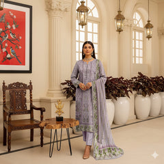 Mausummery Lawn 3-Piece Un-stiched