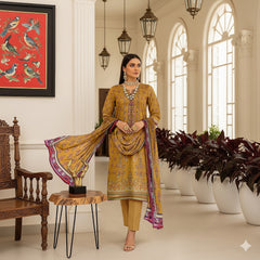 Mausummery Lawn 3-Piece Un-stiched