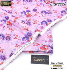 Bareeze Bana Dora Lawn Digital Printed 2-Piece Un-Stiched