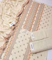 Bareeze Karandi Khaddar Embroidered 3-Piece Un-Stiched