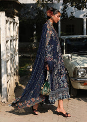 Hussain Riaz Dhanak Embroidered 3-Piece Un-Stiched