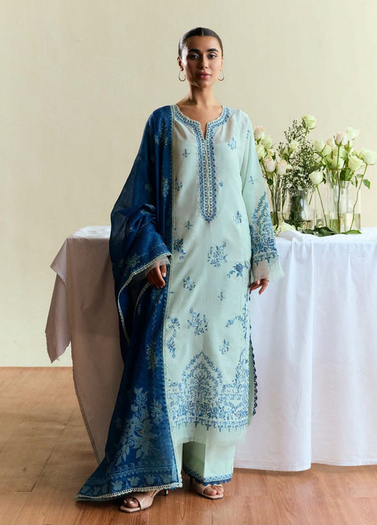 Coco by Zara Shahjahan Dhanak Embroidered 3-Piece Un-Stiched