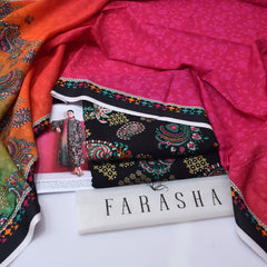 Farasha Digital Printed Khaddar 3-Piece Un-Stiched